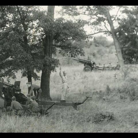 Shooting in the field.