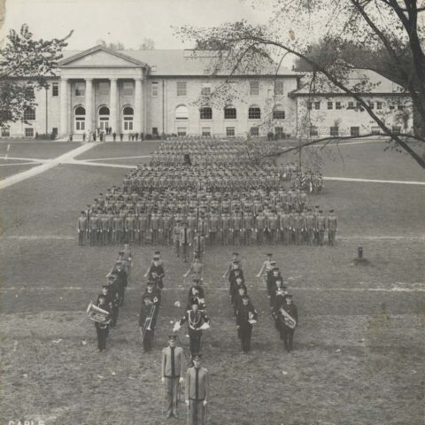 Barton Cadet Band formation