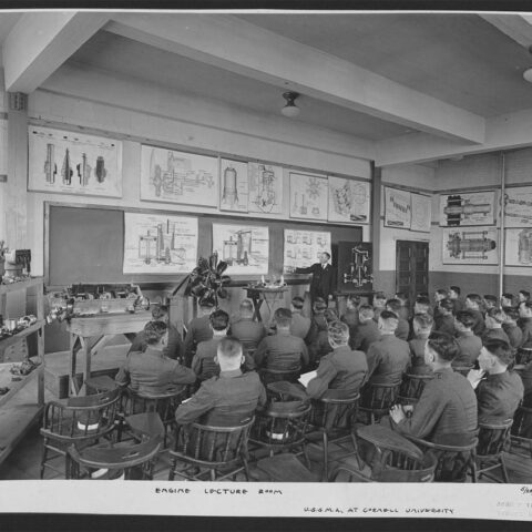 Barton engine lecture room